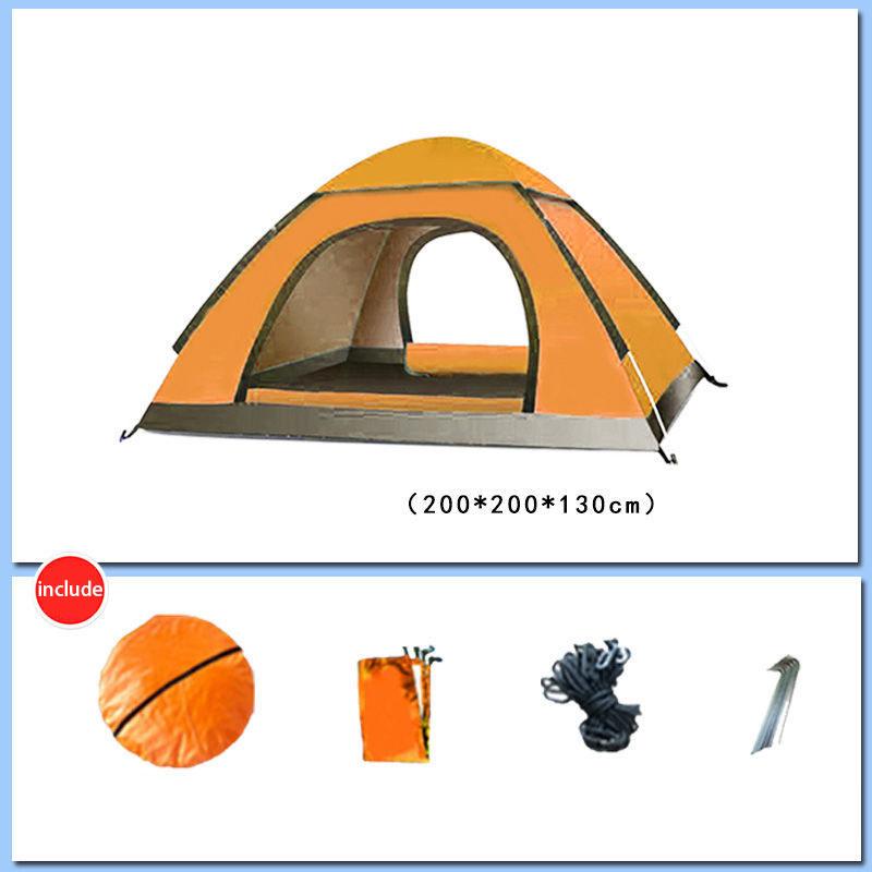 Tent Outdoor 3-4 People Beach Fishing Camping Family Outing Barbecue Simple Folding Tent