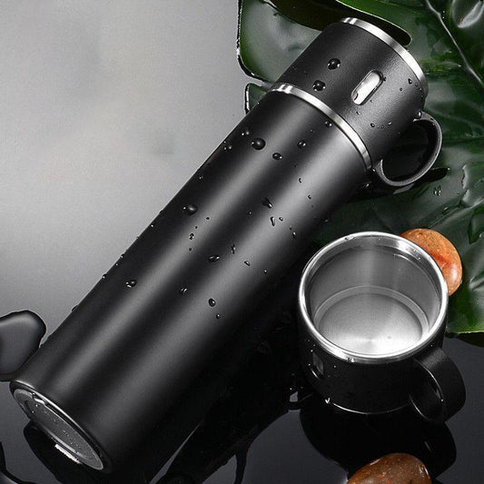 580 Ml Thermos Cup Insulation Cup Stainless Steel Male and Female Students Large Capacity Portable Outdoor Vacuum Water Cup Business Cup Travel Cup