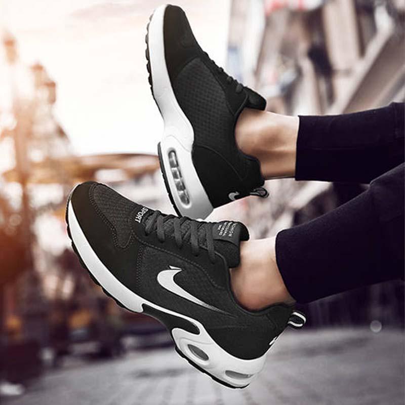 Plus Size38-45 Men Sneakers Running Basketball Shoes Leather Non-slip Comfortable Outdoor Shoeses