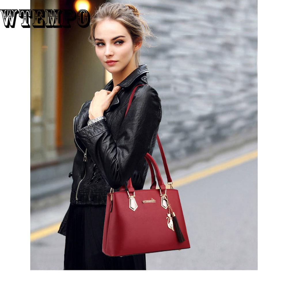 Trend shoulder bag Messenger bag leather sense summer handbag fashion wild handbag casual