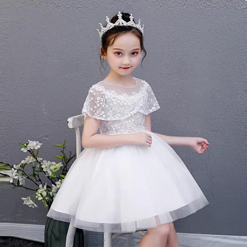 Princess Flower Girl Dress Summer Wedding Birthday Party Kids Dresses for Girls Children's Costume Teenager Prom Designs