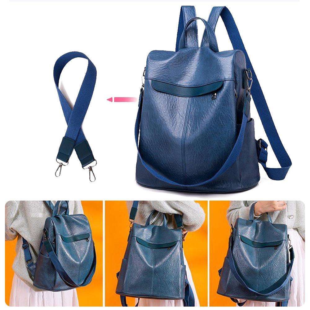 New Wild Fashion Large Capacity Backpack Ladies PU Anti-theft Bag Short Distance Outdoor Travel Bag