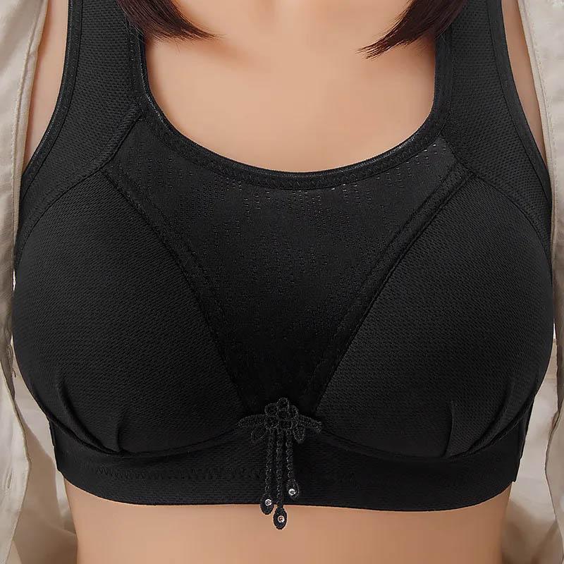 Women's Large Size Thin Anti-sagging Breast Shaping Gather Underwear No Steel Ring Anti-glare Breathable Adjustment Type Seamless Bra