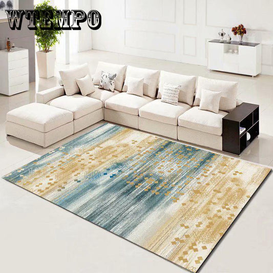 Art Carpet Home Soft Bedroom Carpet Sofa Coffee Table Floral Rug Study Room Floor Mat Decor