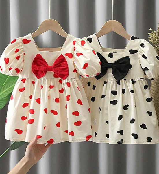 Girls' Dresses Cotton Comfortable Children's Dresses 2021 Summer Dresses with Floral Bows Girls' Dresses for Children