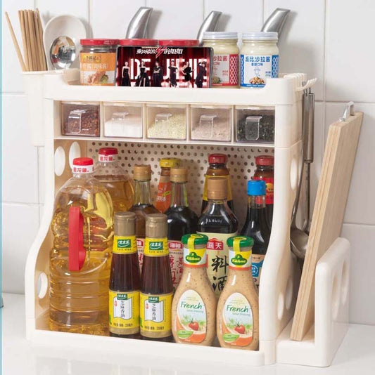 Desktop Storage Rack Seasoning Kitchen Utensils Storage Rack Kitchen Storage