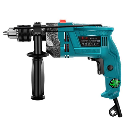 1080W Impact Drill Electric Screwdriver Plug-in Electric Drill Motor for Drilling Cutting and Grinding