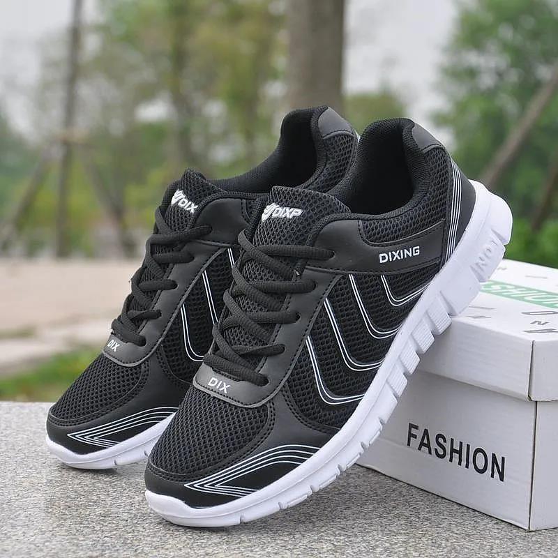 Women Spring and Autumn Running Shoes Light Breathable Mesh Shoes Female Casual Shoes Flat Sneakers