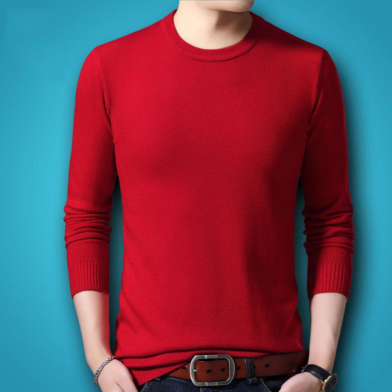 Sweater Men Brand Clothing   Autumn Winter New Arrival Slim Warm Sweaters O-Neck Pullover Men