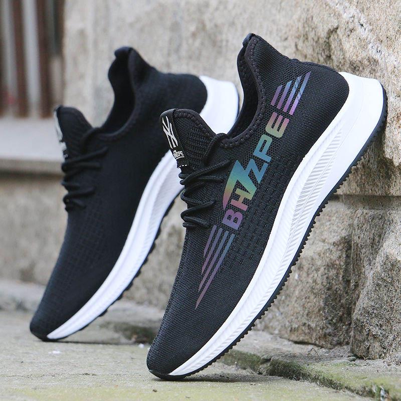 Plus Size 39-44 Summer Men Mesh Sneakers Anti-Slippery Breathable Basketball Shoes Non-slip Comfortable Running Shoes Travel Shoes