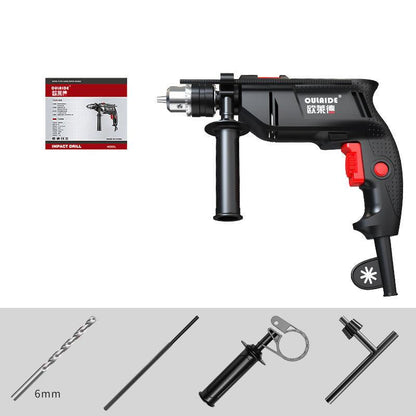 1380W High-power Impact Drill Electric Screwdriver Plug-in Electric Drill for Drilling Cutting and Polishing