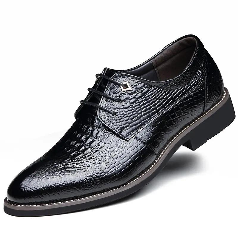 Spring Autumn Men's Leather Shoes Business Casual Shoes All Match Breathable Soft Sole Leather Moccasins