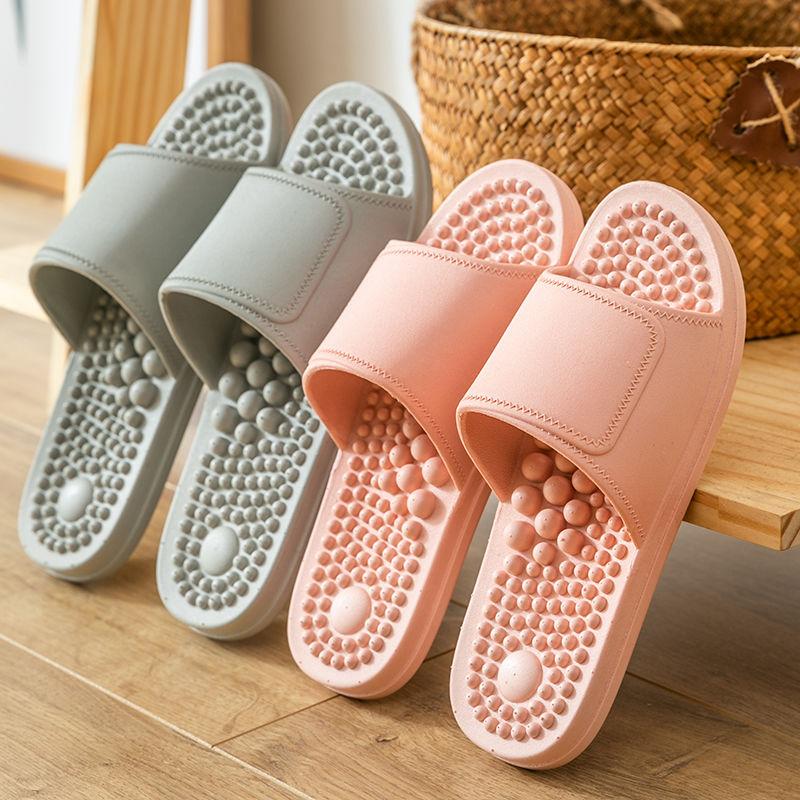 Summer Foot Massage Female Slippers Home Interior Bathroom Bath Non-slip Slippers Male Couple Sandals