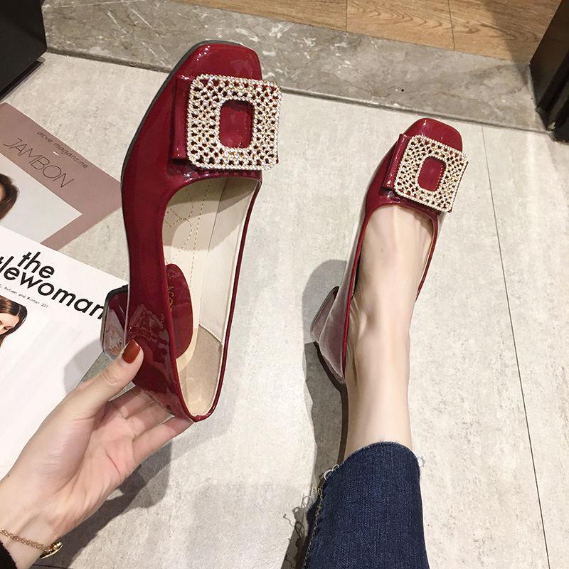 Plus Size 35-40 Summer Women PU Leather Slippers Outdoor Bohemian Beach High Heels Wear-resistant Non-slip Office Lady Sandals