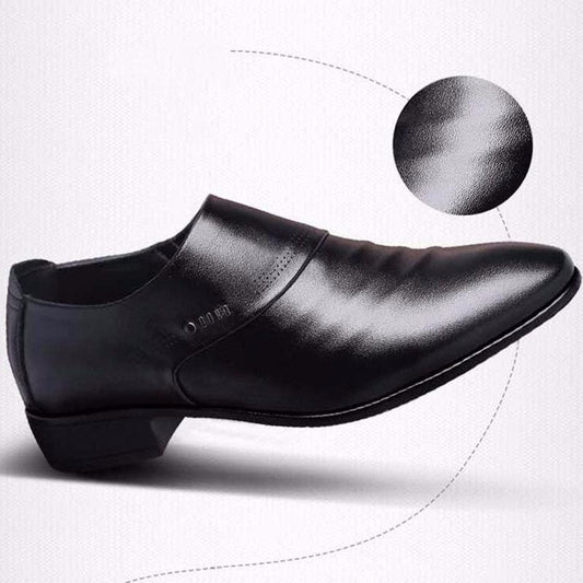 Men Dress Shoes Men Classic British Luxury Style Fashion Men Formal Office Wedding Leather Shoes