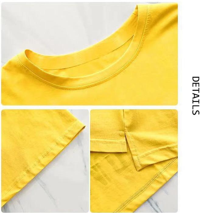 Cute Smiley Women Dress Girl Loose O-Neck Casual Long T-shirt Dress Big Loose Home Comfort Outer Convenient Nightdress Pajamas