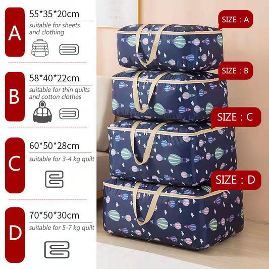 Clothes Blanket Quilt Closet Box Bag Wardrobe Organizer Bag Large Waterproof Household Foldable Clothing Storage Bag