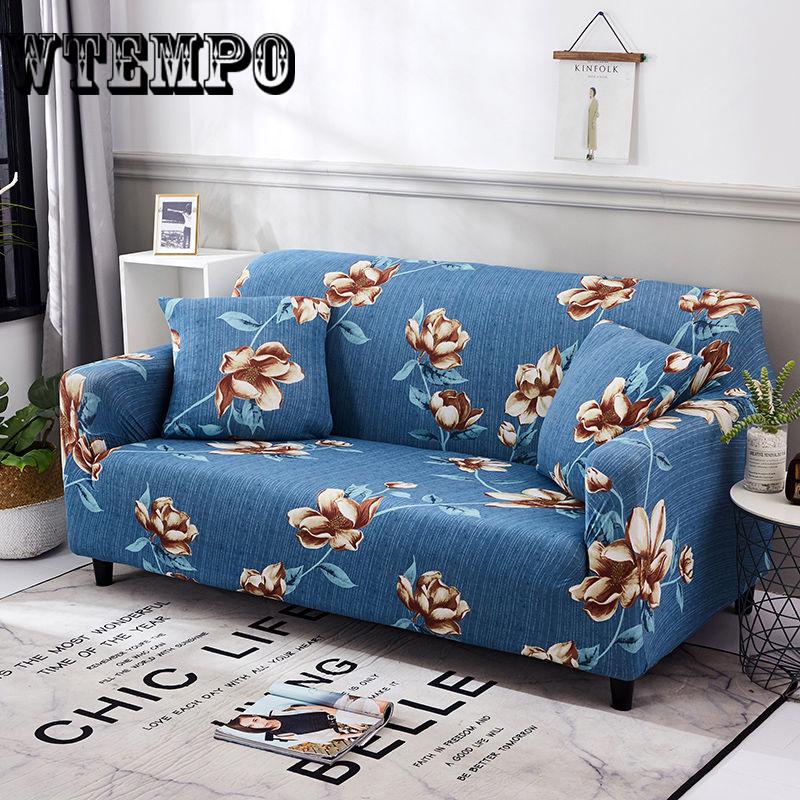 Elastic Sofa Protector Cover for Living Room Sofa Slipcovers Sectional Sofacover 1/2/3/4 Seater