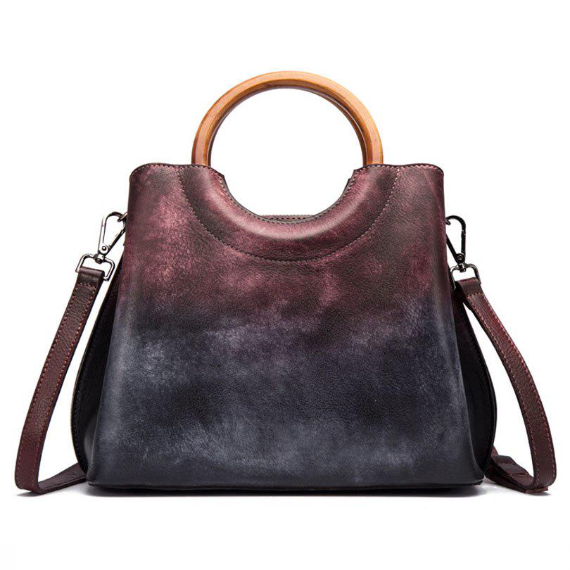 New Fashion Genuine Leather Bags Women First Layer Of Cowhide Handbag Shoulder Bags Elegant Women Cr