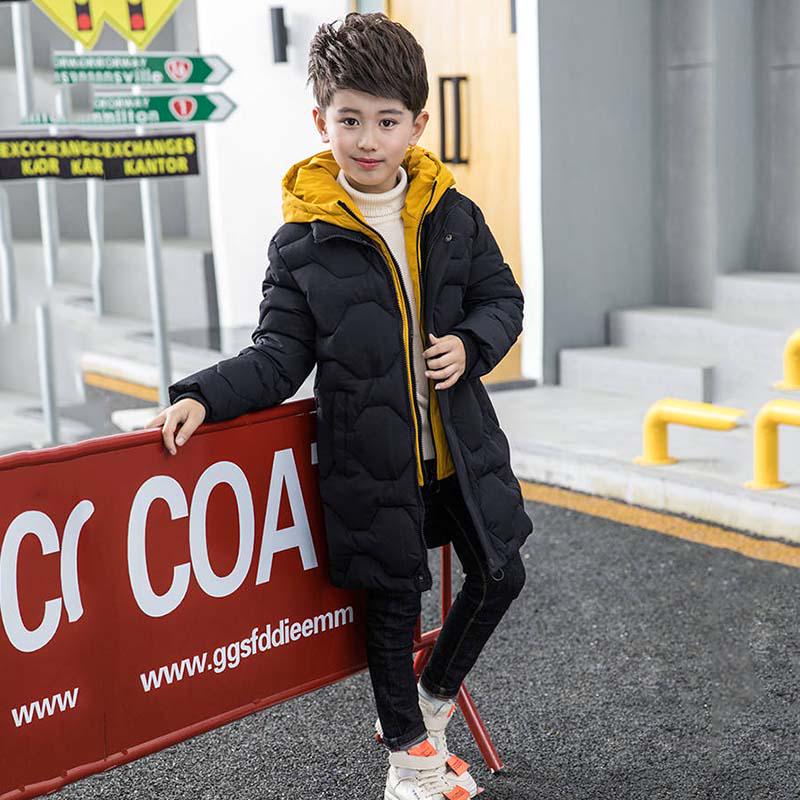 Jacket for Boy Winter Coat Kids Warm Thick Cotton Children Outerwear Teenage Boys Warm Parkas