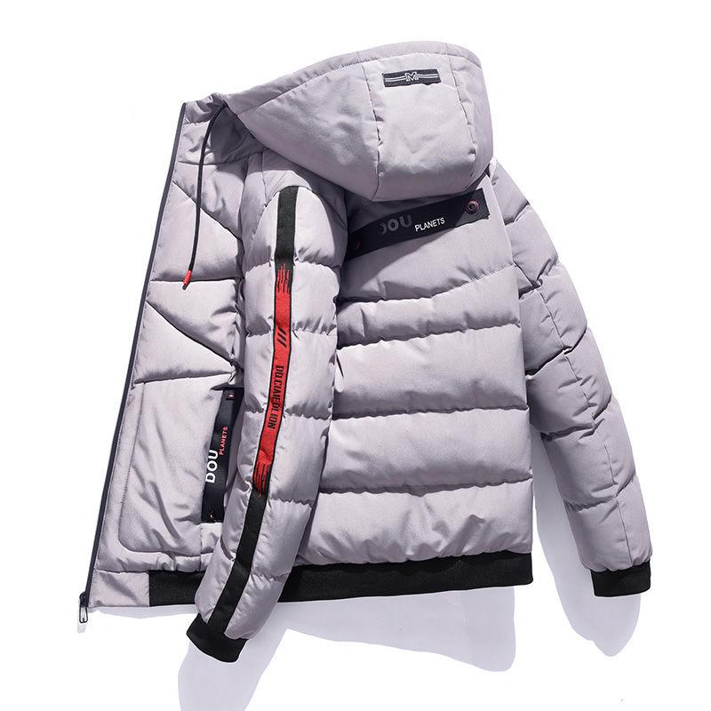 Cotton clothing Large size Down jacket  Trend Leisure Men's clothes Winter Medium and long section