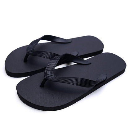 Flip-flops Men's Summer Non-slip Trend Flat Sandals Slippers Rubber Outdoor Leisure Flip-flop Beach Shoes