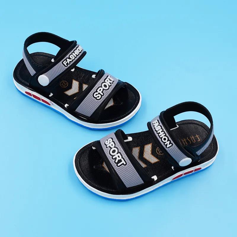 Boys Sandals In Summer Soft Sole Casual Flat Sandals Outdoor Anti-slip Beach Light Sandals