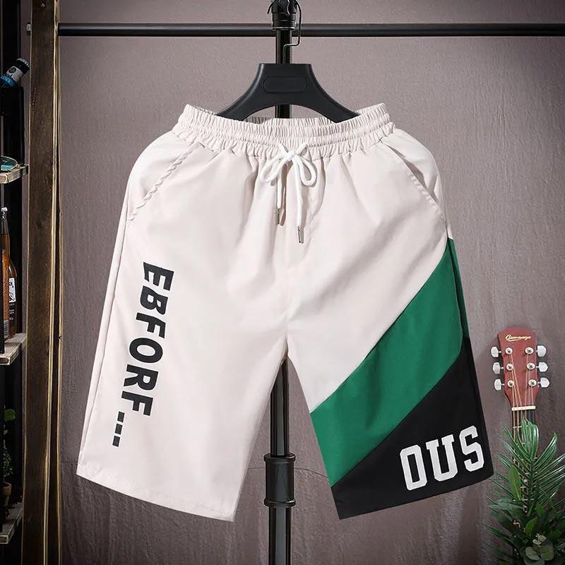 Five-point Shorts Men's Summer Thin Section Casual Sports Loose Large Size 5-point Pants Students Wear Shorts