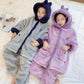 Children's Fannel Pajamas Sets Autumn and Winter Thickened Warm Girls' Homewear Clothes Cartoon Dinosuar Toddler Boy's Pajamas