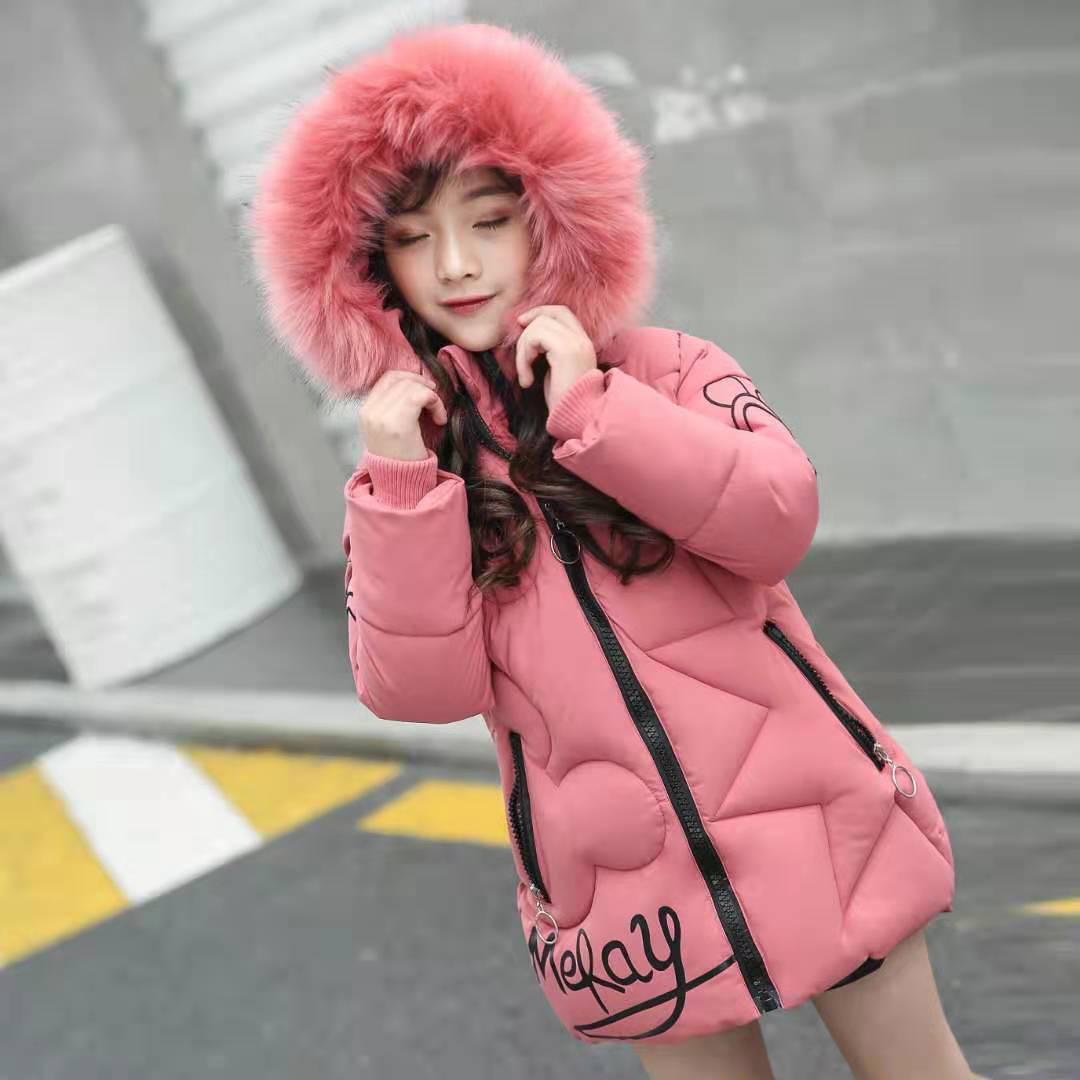 Girl Winter Jacket Children's Thicken Jacket Kids Cotton-padded Clothes Winter Jacket