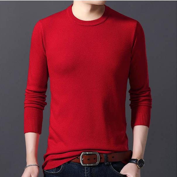 Sweater Men Brand Clothing   Autumn Winter New Arrival Slim Warm Sweaters O-Neck Pullover Men