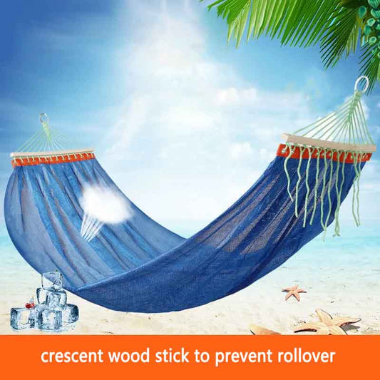 Ice Silk Hammock Outdoor Adult Swing Mesh Indoor and Outdoor Children Sleeping Ice Silk Hanging Chair