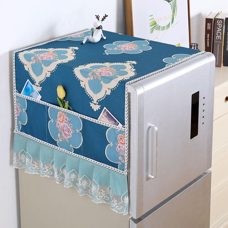 Waterproof Washing Machine Cover Fridge Dust Cover Household Dust Proof Covers with Storage Pockets