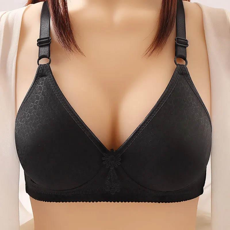 Thin Breathable Bra Gathers and Collects Breasts Prevents Sagging Anti-glare Comfortable Underwear Large Size Lightweight Bra