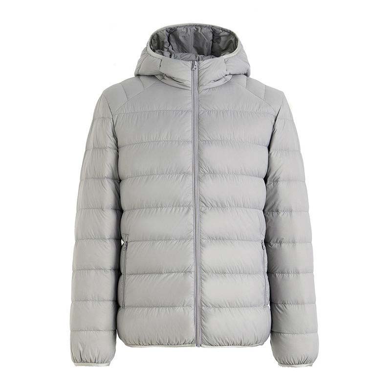 Winter Padded Jacket Mens Brand Thin Duck Down Collar Casual Warm Coats Outerwear Parka Jackets  Down Jackets