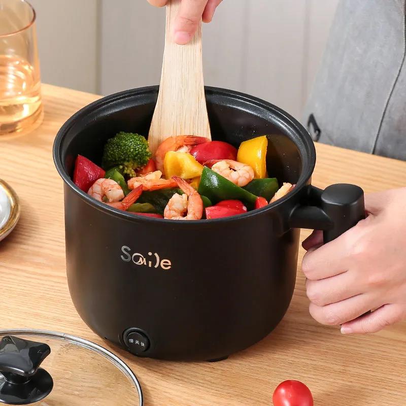 Multifunctional Student Pot Rice Cooker Mini Electric Cooker Small Electric Pot Electric Wok Dormitory Instant Noodle Pot