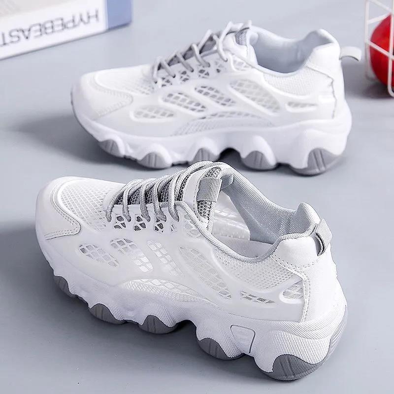 Sneakers Women's Soft Bottom Non-slip Breathable Mesh Shoes Summer All-match Sports Shoes Casual Running Shoes