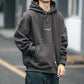 Autumn and Winter Hooded Plus Velvet Thick Sweater Men's Loose Trend Hooded Outdoor Casual Coat