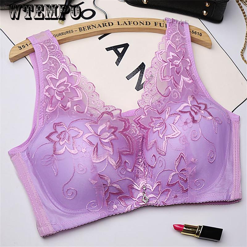 Women Sexy Lace Bra Big Size Super Push Up Bra Anti Emptied Brassiere Underwear Intimates Lingerie