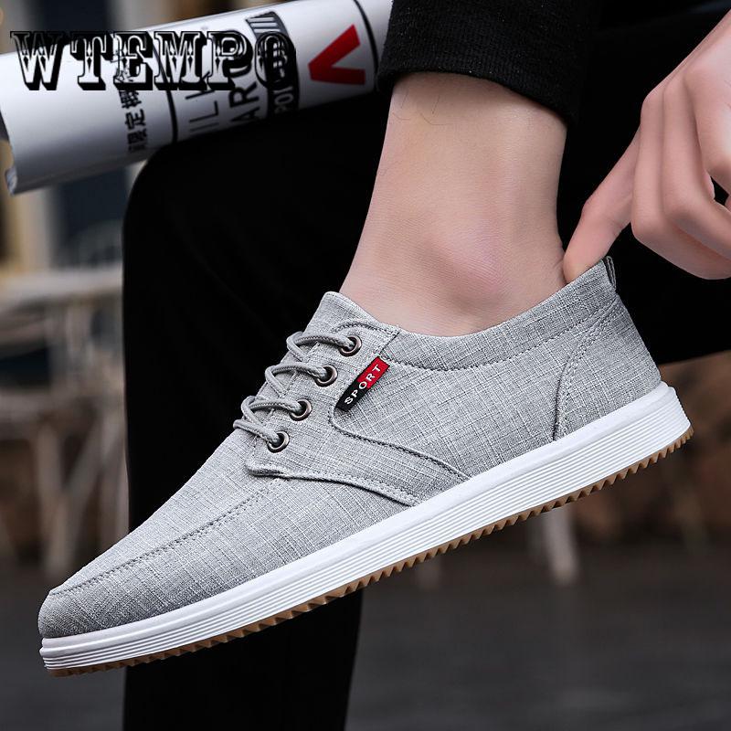 Loafers Men Outdoor Casual Light Soft Lace Up Flat Shoes