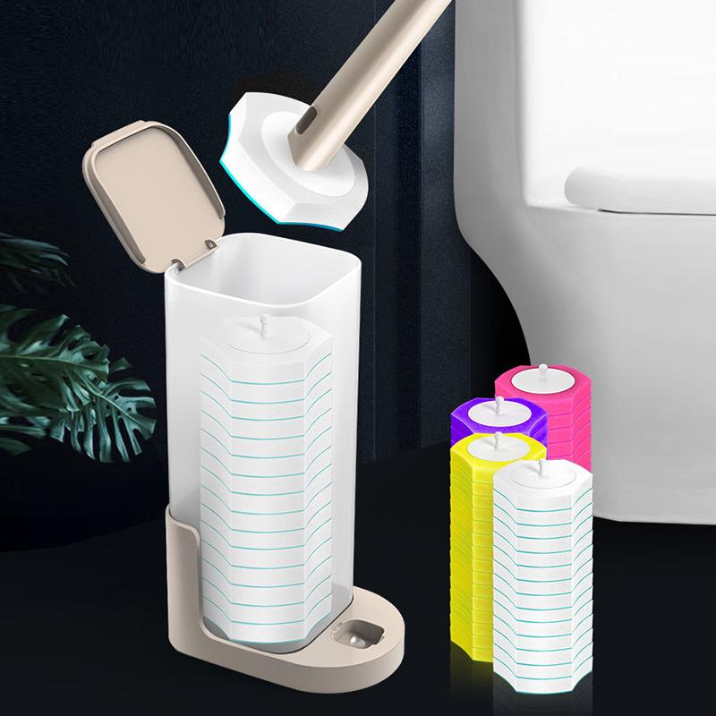 Disposable Toilet Brush Set Toilet No Dead Ends Multi-function Cleaning Brush Household Toilet Artifact