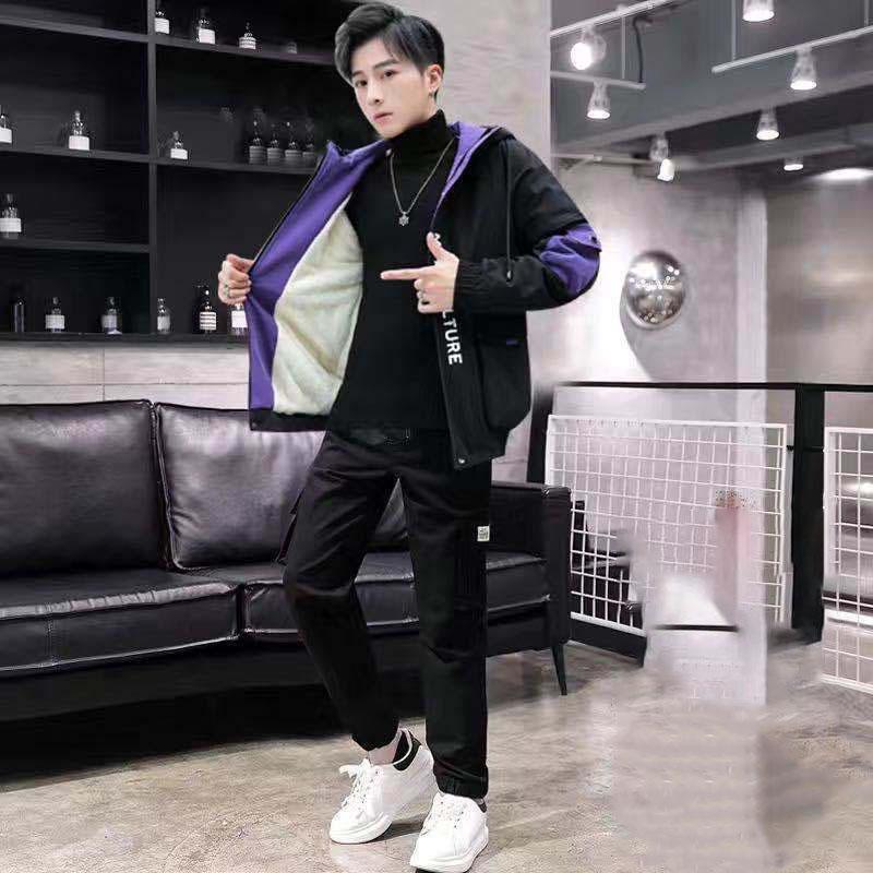 Spring and Autumn Fashion Men's Suit Youth Sports Leisure Korean Style Trend Suit