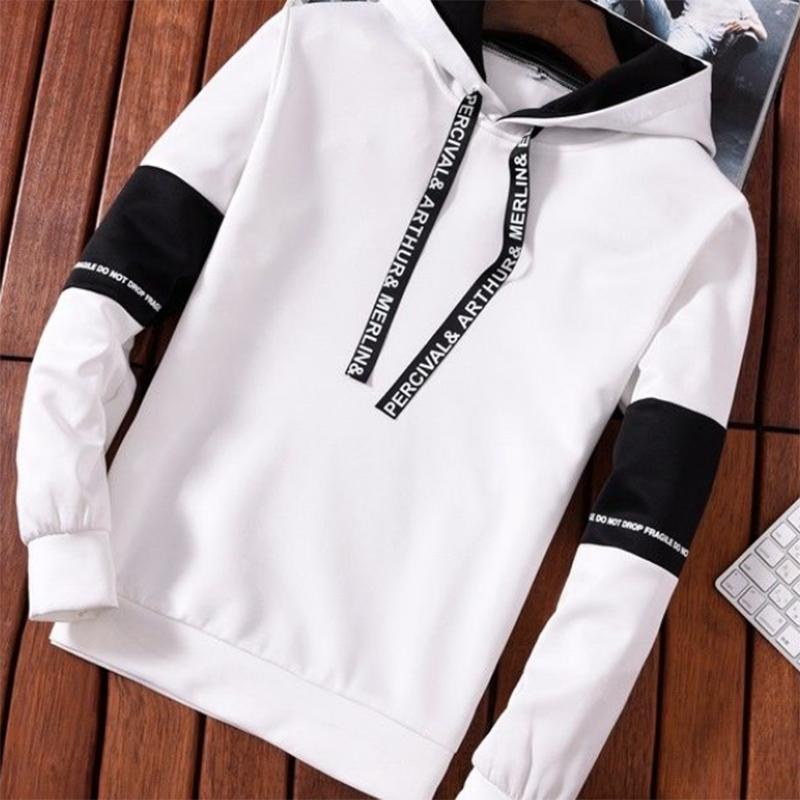 Spring and Autumn Pullover Fashion Sports Men's Suit Hooded Student Casual Slim Sportswear Trousers Suit