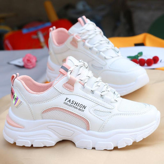 Spring and Summer Clearance Women's Running Shoes Fashion All-match Student Women's Shoes Breathable Platform Casual Sneakers