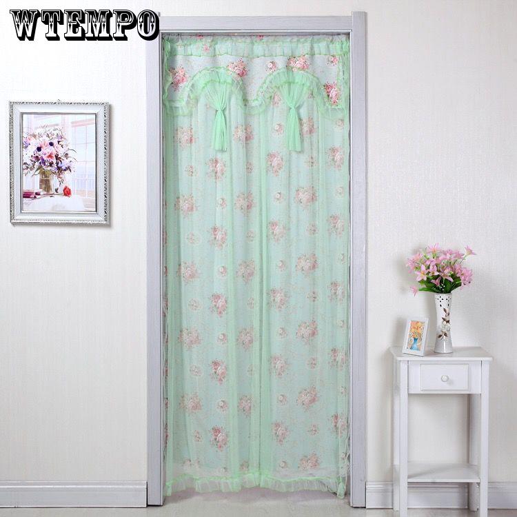 WTEMPO lace fashion Cloth curtains mosquito screen curtain bedroom lace encryption curtain