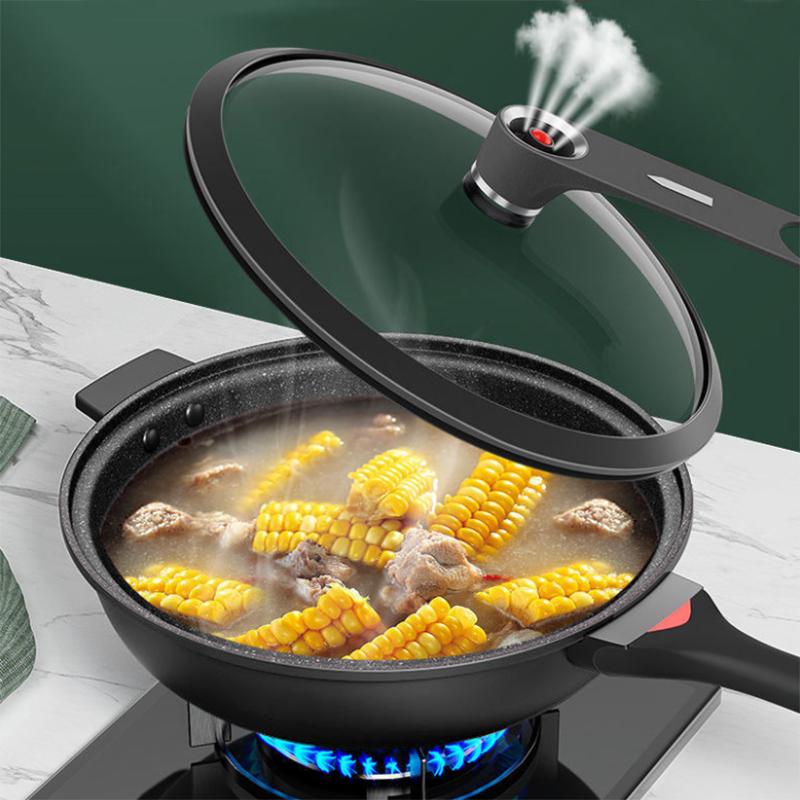 Maifan Stone Non-stick Frying Pan Household Cooking Frying Pan Multi-function Frying Pan Kitchen Utensils