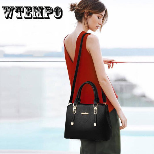 Handbags Fashion PU Tote Women Leather Handbag Messenger Shoulder Bags