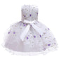 Lovely Print Flower Little Baby First Communion Dress Birthday Party Dress For Girls