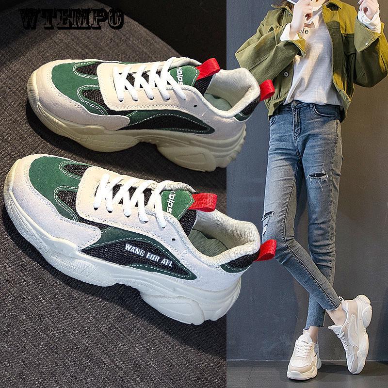 Sports shoes women's wild trend fashion sneakers running shoes comfortable casual shoes