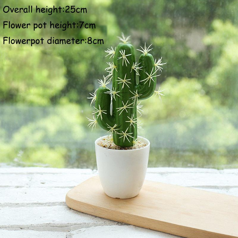 Fake Flower Creative Ornaments Simulation Flower Cactus Bonsai Simulation Succulents Dining Table Living Room Simulation Plant Potted Plants